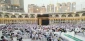 هزاران نفر در مسجدالحرام نماز آیات خواندند +تصاویر      6