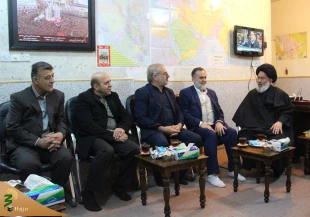 دیدار نماینده ستاد عتبات دانشجویی در عراق با مسئول بعثه مقام معظم رهبری در نجف اشرف 2