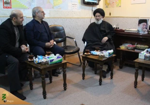 دیدار نماینده ستاد عتبات دانشجویی در عراق با مسئول بعثه مقام معظم رهبری در نجف اشرف 3