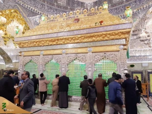 گزارش تصویری از مرقد امام هادی (ع) و امام حسن عسکری (ع) در سامرا 7