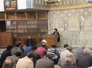 تقسیم کاربین امام علی و حضرت فاطمه (علیهماالسلام)