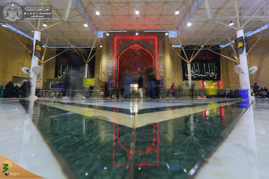 بارش باران جلوه ویژه ای به حرم امیرالمؤمنین(ع) بخشید+تصاویر 4