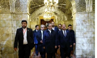 زیارت معاون اول رییس جمهور از  حرم مقدس حضرت رقیه(س) 2