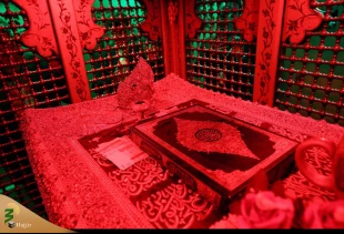 زیارت معاون اول رییس جمهور از  حرم مقدس حضرت رقیه(س) 4