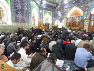 زمزمه دعای کمیل زائران ایرانی در خیمه گاه حسینی  5