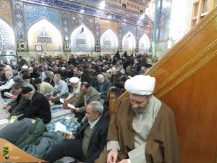 زمزمه دعای کمیل زائران ایرانی در خیمه گاه حسینی  7