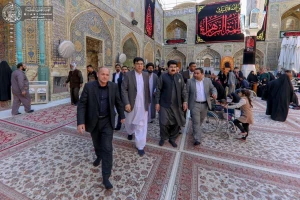 هیئتی از مجلس سنای پاکستان به زیارت حرم امیرالمؤمنین(ع) مشرف شد