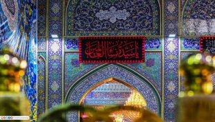 صحن و سرای حرم مطهر حضرت سیدالشهدا در ایام فاطمیه 3