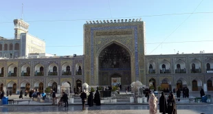 کاشی کاری نفیس و الوان در صحن آزادی حرم رضوی - تصاویر 2