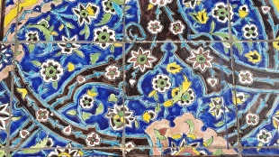 کاشی کاری نفیس و الوان در صحن آزادی حرم رضوی - تصاویر 22