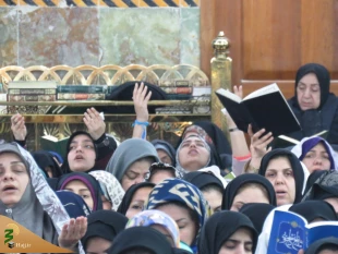 طنین نوای ملکوتی دعای کمیل در خیمه گاه حسینی(ع)+ گزارش تصویری 2