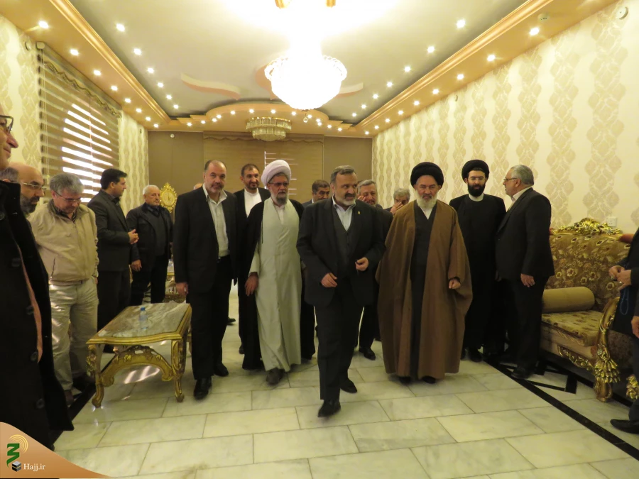 استقبال مسئول دفتر نمایندگی بعثه مقام معظم رهبری در عراق از رئیس سازمان حج وز یارت+ گزارش تصویری 2