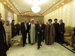 استقبال مسئول دفتر نمایندگی بعثه مقام معظم رهبری در عراق از رئیس سازمان حج وز یارت+ گزارش تصویری 2