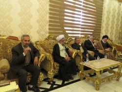 استقبال مسئول دفتر نمایندگی بعثه مقام معظم رهبری در عراق از رئیس سازمان حج وز یارت+ گزارش تصویری 2