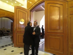 استقبال مسئول دفتر نمایندگی بعثه مقام معظم رهبری در عراق از رئیس سازمان حج وز یارت+ گزارش تصویری 3