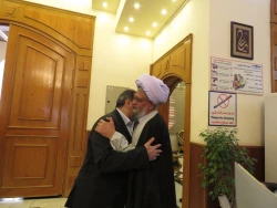 استقبال مسئول دفتر نمایندگی بعثه مقام معظم رهبری در عراق از رئیس سازمان حج وز یارت+ گزارش تصویری 4