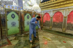 حرم مطهر امیرالمؤمنین (علیه السلام) شست‌وشو شد + تصاویر  3