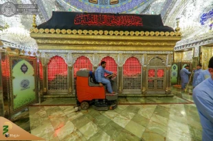 حرم مطهر امیرالمؤمنین (علیه السلام) شست‌وشو شد + تصاویر  6