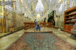 حرم مطهر امیرالمؤمنین (علیه السلام) شست‌وشو شد + تصاویر  2