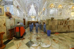 حرم مطهر امیرالمؤمنین (علیه السلام) شست‌وشو شد + تصاویر  3