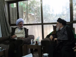 در دیدار مسئول دفتر نمایندگی بعثه مقام معظم رهبری در عراق با آیت الله قزوینی مطرح شد:
انقلاب اسلامی یک حرکت فرهنگی عظیم در جهان بود 
 2