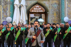خادمان حرم امیرالمؤمنین (ع) در سالروز وفات حضرت ام البنین(س) عزاداری کردند+تصاویر  2