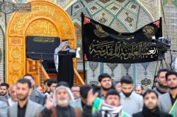 خادمان حرم امیرالمؤمنین (ع) در سالروز وفات حضرت ام البنین(س) عزاداری کردند+تصاویر  4