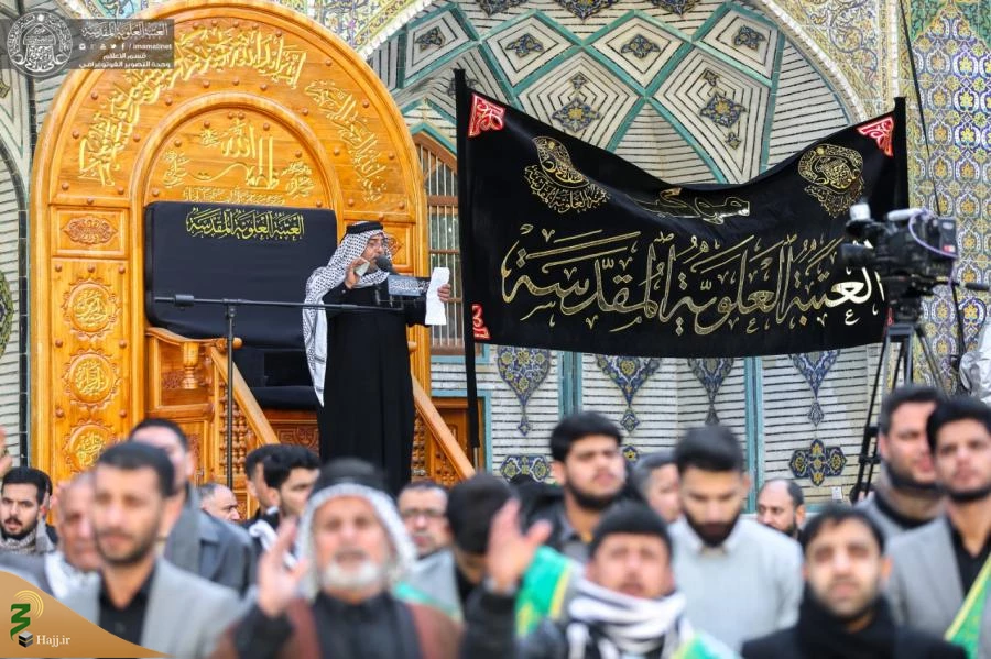 خادمان حرم امیرالمؤمنین (ع) در سالروز وفات حضرت ام البنین(س) عزاداری کردند+تصاویر  4