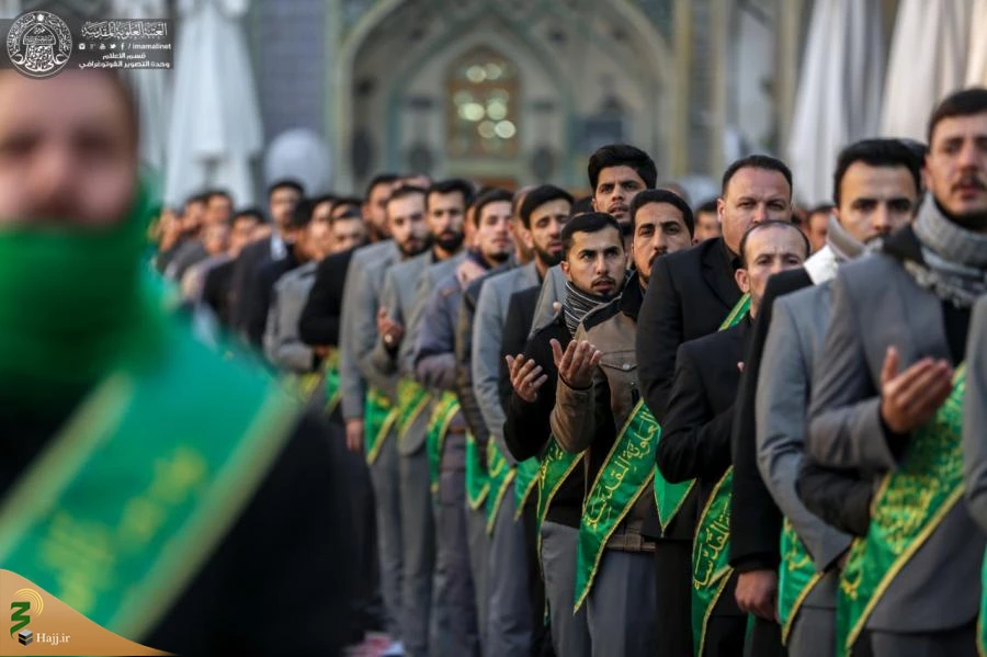 خادمان حرم امیرالمؤمنین (ع) در سالروز وفات حضرت ام البنین(س) عزاداری کردند+تصاویر  6