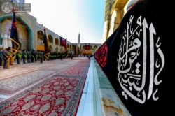 خادمان حرم امیرالمؤمنین (ع) در سالروز وفات حضرت ام البنین(س) عزاداری کردند+تصاویر  3