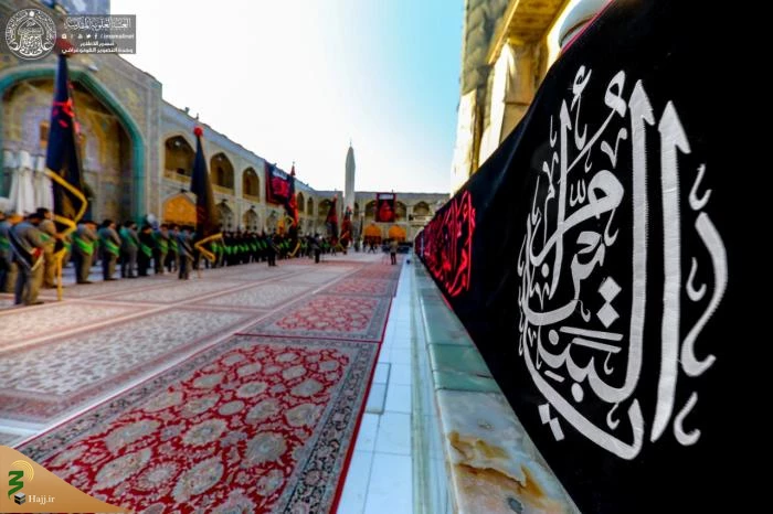 خادمان حرم امیرالمؤمنین (ع) در سالروز وفات حضرت ام البنین(س) عزاداری کردند+تصاویر  3