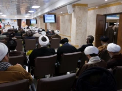 گردهمایی روحانیون و مداحان عتبات عالیات استان قم برگزار شد 2