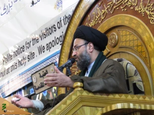 سخنران بعثه مقام معظم رهبری در کربلای معلی:
دعا و نیایش کلید گشایش درهای رحمت الهی است
 2