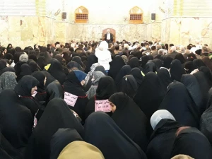 جشن میلاد فاطمه اطهر در حرم امیر المؤمنین