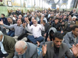 برگزاری مراسم پرشور دعای کمیل در خیمه گاه حسینی با مداحی حاج خمید رمضان پور+گزارش تصویری 9