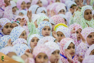 برگزاری جشن تکلیف هزار دختر در خیمه گاه حسینی 2