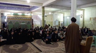 بازدید مسئول بعثه مقام معظم رهبری در نجف اشرف از کاروان های اساتید و دانشجویان  8