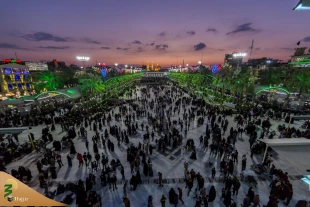 حال و هوای زائران در حرم علمدار رشید کربلا در آغاز ماه رجب + تصاویر  13