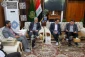 هیئتی از آستان قدس رضوی با تولیت آستان مقدس علوی بحث و گفتگو کرد. 4