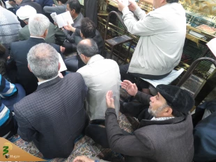 مراسم دعای کمیل زائران ایرانی در خیمه گاه حسینی +گزارش تصویری 15
