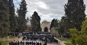 مشارکت 40 هزار نمازگزار فلسطینی در نمازجمعه مسجدالاقصی