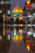 جلوه زیبای بارش باران در حرم امیر المومنین +تصاویر  5
