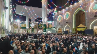 مراسم تحویل سال نو همزمان با ولادت امیرالمونین در حرم آن حضرت 3