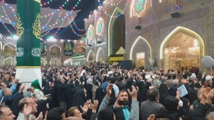 مراسم تحویل سال نو همزمان با ولادت امیرالمونین در حرم آن حضرت 5