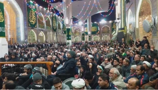 مراسم تحویل سال نو همزمان با ولادت امیرالمونین در حرم آن حضرت 12
