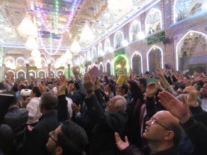 برگزاری جشن میلاد حضرت علی(ع) و تحویل سال نو در کربلا+ عکس