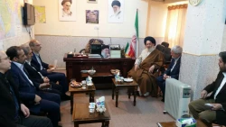 دیدار نوروزی مسئول دفتر نمایندگی بعثه نجف با مسئولین ستاد شمسا 3