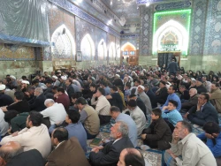 حرم سیدالشهداء سیاه پوش عزای حضرت زینب(س) شد 3