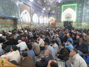 حرم سیدالشهداء سیاه پوش عزای حضرت زینب(س) شد 3