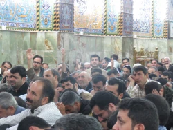 حرم سیدالشهداء سیاه پوش عزای حضرت زینب(س) شد 4